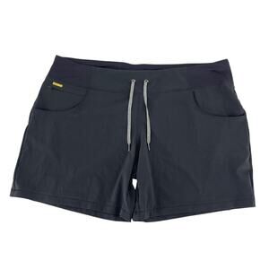 Lolë Women's Board Shorts Black Size XL EUC Recycled Polyester Swim Activewear